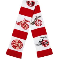 1. FC Köln Premiumschal Logos rot/weiß | Einheitsgröße