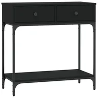 VidaXL Konsolentisch Schwarz 75x34,5x75 cm Holzwerkstoff