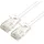 Roline UTP DataCenter Patchkabel Cat.6A (Class EA), LSOH, slim, weiß, 0,15 m