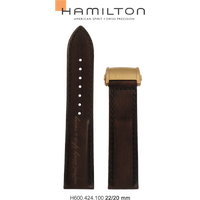 Hamilton Leder Jazzmaster Band-set Leder-braun-22/20 H690.424.100 - braun