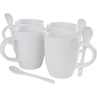 VBS Kaffeetasse 0,3 l Weiß 4 St.