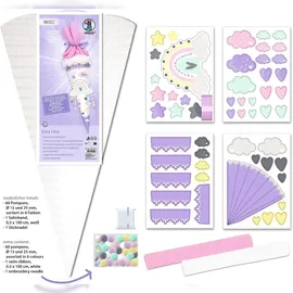 Ludwig Bähr URSUS Schultüten-Bastelsets Schultüten-Bastelset Easy Line Rainbow