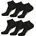 Basic 6-Paar Schwarz 43-46