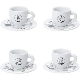 Bialetti Espressotasse 0,06 l Weiß 4 St.