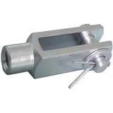 mbo Oßwald GmbH & Co KG Anhänger 10 Stück - Gabelkopf 8x32 - M8 mit Splintbolzen - DIN 71751 - verzinkt