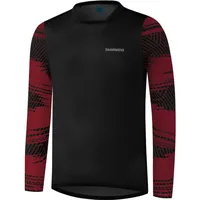 Shimano MYOKO L.S. Long Sleeve Jersey, Spicy Red