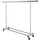 Songmics Kleiderständer auf Rollen 200 x 161,5 x 45 schwarz