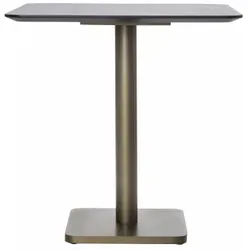 COCO Maison Brest Bistrotisch Stone Anthrazit Gold 75x75cm