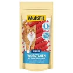 MultiFit Snackwürste 3x12x9g Thunfisch