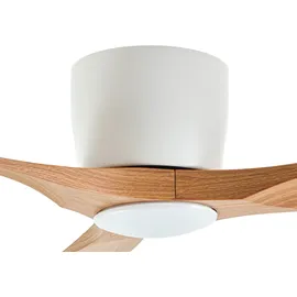 LUCANDE Moneno 131 cm Deckenventilator Weiß