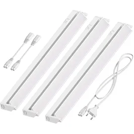 ledscom.de LED Unterbau-Leuchte LIWO 58cm, schwenkbar, je 979lm, warmweiß 3er Set