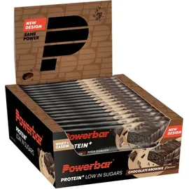 Powerbar Protein Plus Low Sugar Chocolate Brownie Riegel 16 x 35 g