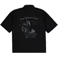 Alpha Industries Aloha Safari Hemd, Black, S