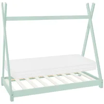 ML-Design Kinderbett Tipi 70 x 140 cm Kiefer mint