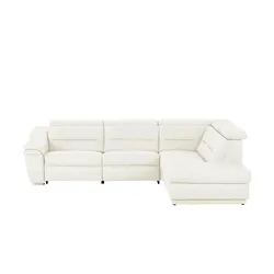 meinSofa Ecksofa  Ivonne , weiß , Maße (cm): B: 294 H: 84 T: 245.0