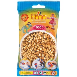 Hama Beutel mit Perlen 1000 St. gold