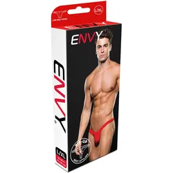 Tanga Lowrise Envy Zip Rot L/XL