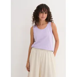 bonprix Longtop Lila/Schwarz XL