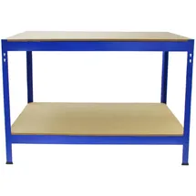 MONSTER SHOP Werkbank Metall 120x90x60 cm blau