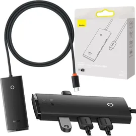 Baseus Lite Series HUB 4in1 USB-C auf 4xUSB 3.0 + 4x USB 3.0 - 4 - schwarz