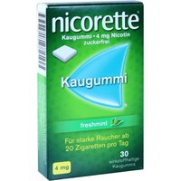 NICORETTE Freshmint 4 mg Kaugummi 30 St.