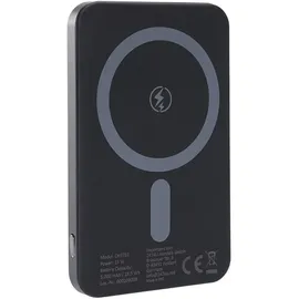 ideoon MagSafe Powerbank 5000 mAh, 15W Qi - Hochwertige kompakte Wireless Power Bank – Schnelles Laden Quick Charge für iPhone & Android – Mobiler