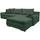 Home Affaire Ecksofa HOME AFFAIRE "Win L-Form, B: 285 cm - OTTO. Verlässliche Qualität.", grün (dunkelgrün), B:285cm H:85cm T:176cm, 100% Polyester, Sofas, Ecksofa, mit 2 Zierkissen, optional Bettfunktion & Bettkasten, Topseller