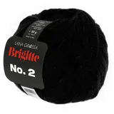 Lana Grossa Brigitte No. 2 Häkelwolle, 140 m schwarz