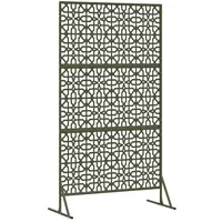 vidaXL Sichtschutz 100 x 50 x 180 cm Grün Stahl