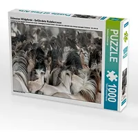 Calvendo Dülmener Wildpferde - Gefährdete Nutztierrasse 1000 Teile Puzzle