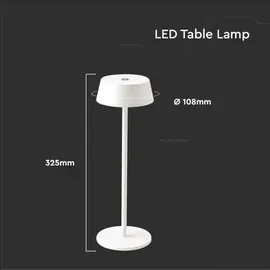 V-Tac LED Tischlampe Weiß 3 St.