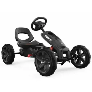 BERG Reppy Rebel Black Pedal-Gokart, Limitierte Edition, inkl. Soundbox
