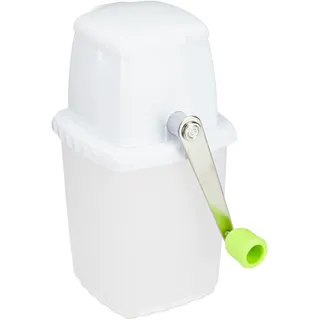 Relaxdays Eiscrusher weiß, grün