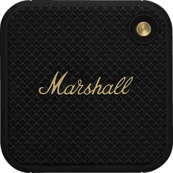MARSHALL Willen Bluetooth Lautsprecher, Black & Brass , Wasserfest