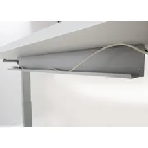 Kerkmann Smart office elektrisch höhenverstellbarer Schreibtisch anthrazit rechteckig, T-Fuß-Gestell silber 140,0 x 70,0 cm