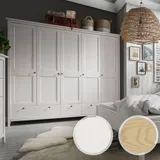 Massivholz »Solvita« Kleiderschrank 5-türig  – erhältlich in 2 Ausführungen