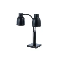 Scholl Buffet-Wärmelampe BiTherm, schwarz, Lampen getrennt schaltbar,  Modellnr. 24002/B/S