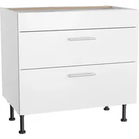 OPTIFIT Unterschrank Optikomfort Bengt932 90 x 87 x 58,4 cm Weiß