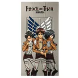 Cerdá Attack on Titan Handtuch 70 x 140 cm grau