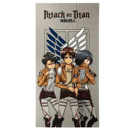 Cerdá Attack on Titan Handtuch 70 x 140 cm grau