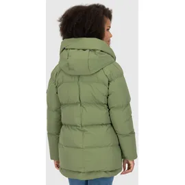 Alife & Kickin alife and kickin LykkeAK A Puffer Parka Damen Steppjacke, Winterjacke gefütterte Jacke & Grau - L