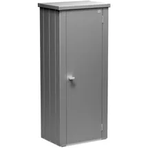 Biohort Terrassenschrank Julia 77,7 x 180,9 x 57 cm Quarzgrau-Metallic