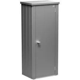 Biohort Terrassenschrank Julia 77,7 x 180,9 x 57 cm Quarzgrau-Metallic