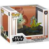 Funko Pop! Deluxe: The Mandalorian - Grogu (The Child, Baby Yoda) mit Frog​ - Vinyl-Sammelfigur - Geschenkidee - Offizielle Handelswaren - Spielzeug Für Kinder und Erwachsene - TV Fans