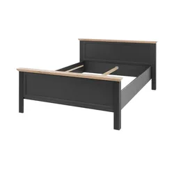 Doppelbett ¦ grau ¦ Maße (cm): B: 185 H: 98