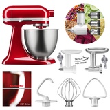 KitchenAid Küchenmaschine 3,3-L-Mini Fleischwolf-Gemüse Set Liebesapfelrot