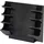 Legamaster Markerhalter Glasboard Schwarz