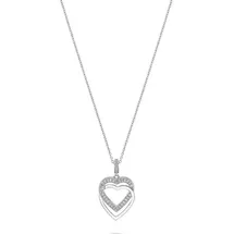 JETTE Kette SWING HEART 88336054 - silber