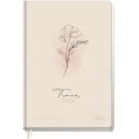 Häfft Häfft-Timer 25/26 A5 - Jugendkalender Dainty Flower] EM