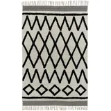 ScandicLiving Teppich, Crossy, 120x180 cm, handgetuftete Baumwolle | Gr.: onesize